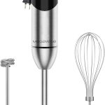 MEGAWISE Immersion Blender 12 Speeds Titanium Blades-0