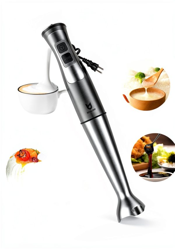 UTALENT Hand Blender White 8 Speed BPA Free Modern Design-4
