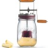 Kilner Butter Churner Glass Jar with Metal Gears-0