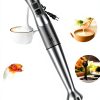 UTALENT Immersion Blender 8 Speed Stainless Steel BPA Free-4