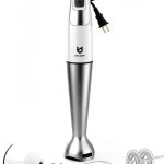 UTALENT Immersion Blender 8 Speed Stainless Steel BPA Free-0