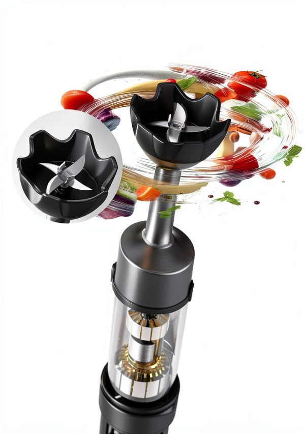Ganiza Hand Blender 1200W BPA Free Detachable Attachments-1