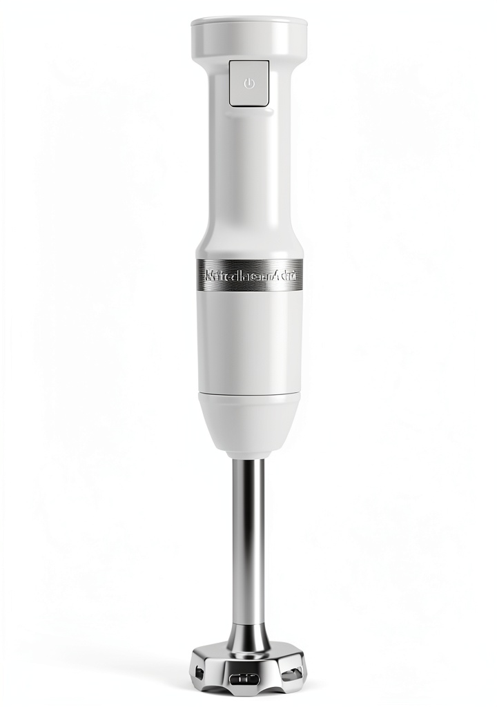 KitchenAid Hand Blender in use on a countertop