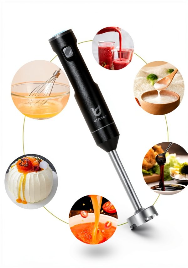 UTALENT Cordless Immersion Blender Rechargeable Stainless-3