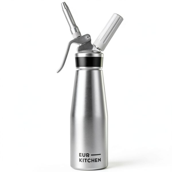 Whipped Cream Maker EurKitchen Aluminum Whipper-3