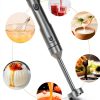 UTALENT Cordless Hand Blender Rechargeable White Stainless-3