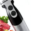 MEGAWISE Hand Blender 12 Speeds BPA Free Stainless Steel-3