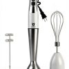 UTALENT Immersion Blender 8 Speed Stainless Steel BPA Free-2