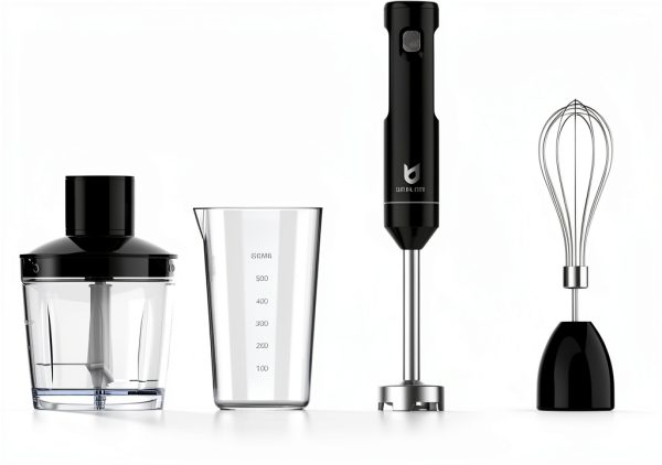 UTALENT Cordless Immersion Blender Rechargeable Stainless-2
