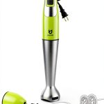 UTALENT Hand Blender Green 8 Speed BPA Free Detachable-0