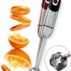 MEGAWISE Hand Blender 12 Speeds BPA Free Stainless Steel-4