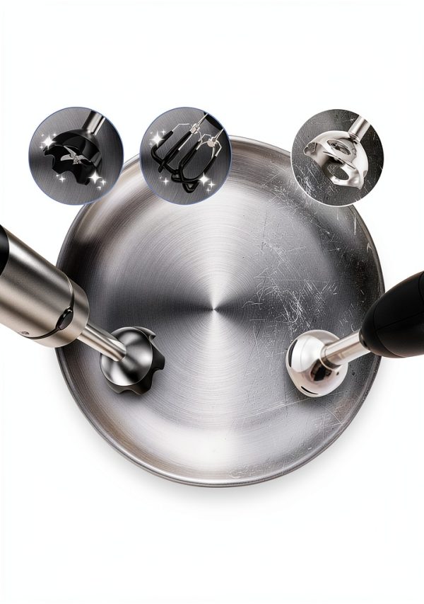 Ganiza Hand Blender 1200W BPA Free Detachable Attachments-6