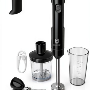 UTALENT Cordless Immersion Blender Rechargeable Stainless-0