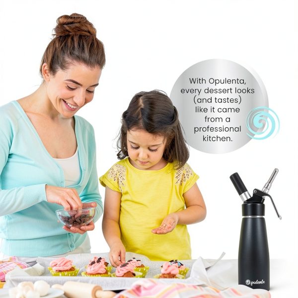 Opulenta Cream Whipper Steel Kitchen Tool-4