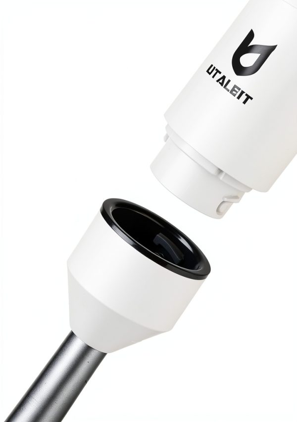UTALENT Cordless Hand Blender Rechargeable White Stainless-6