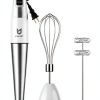 UTALENT Immersion Blender 8 Speed Stainless Steel BPA Free-5