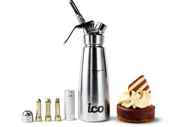 ICO Professional Whipped Cream Dispenser Stainless Steel-0