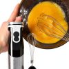 MEGAWISE Hand Blender 12 Speeds BPA Free Stainless Steel-7