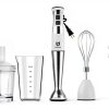 UTALENT Hand Blender White 8 Speed BPA Free Modern Design-5