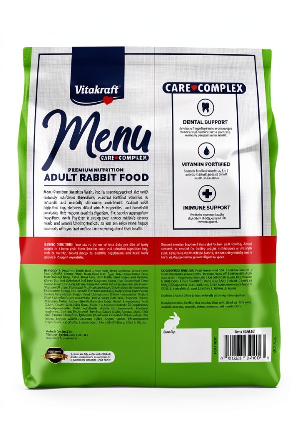 Rabbit Food Vitakraft Menu Blend 12.5x11x5in Fresh Variety Pack-1