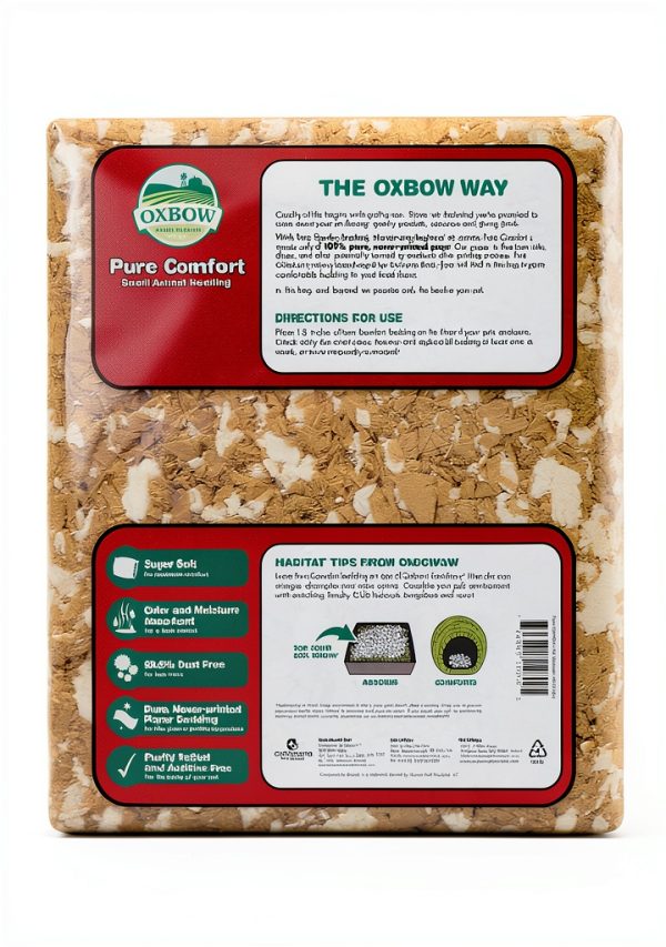 Oxbow Small Animal Bedding Blend 72 Liter Odor Absorbent Paper Litter-1