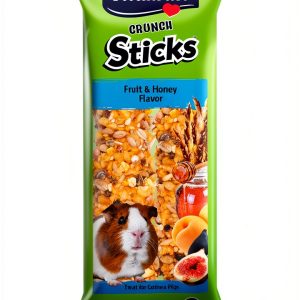 Vitakraft Guinea Pig Crunch Sticks Fruit & Grain 3.5oz Pack-0
