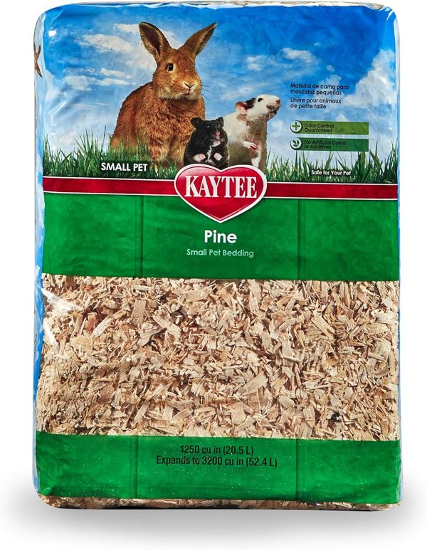 Soft Wood Bedding Central Garden and Pet Tan 19.7 Liter Pack-3