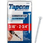 Tapcon 28267 3/16x2-3/4 Star Drive Bugle Head Concrete Anchor-0