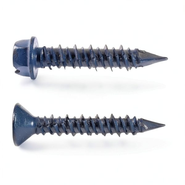 Concrete Screw Assortment Kit HOLIANSENG 200pcs Diamond Point Screws-2
