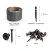 Goldblatt Cement Board Tape 150 Screws – 50 ft Tape & 1-5/8" Screws-1
