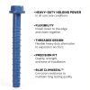 Tapcon+ 3/8 x 2-1/4 Hex Head Concrete Anchors 10 Pack Blue Coating-1